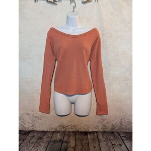 Hollister oversized off the shoulder lounge top xs+